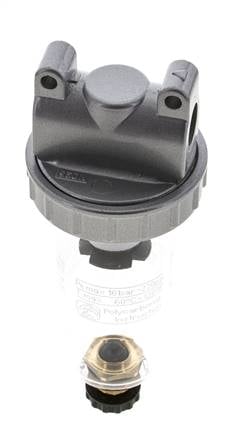 Filter 5microns G1/4'' 800l/min Semi-Auto Polycarbonaat Standaard 1