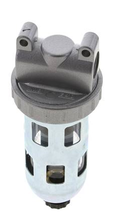Filter 5microns G3/8'' 800l/min Semi-Auto Beschermende Kooi Polycarbonaat Standaard 1
