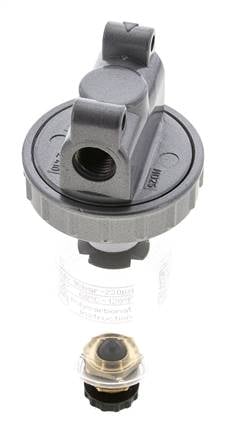 Filter 5microns G1/4'' 800l/min Semi-Auto Polycarbonaat Standaard 1