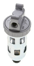 Filter 5microns G1/4'' 800l/min Semi-Auto Beschermende Kooi Polycarbonaat Standaard 1
