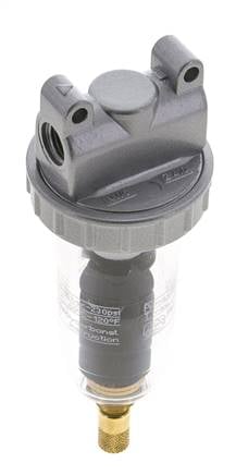 Filter 5microns G1/4'' 800l/min Auto Polycarbonaat Standaard 1