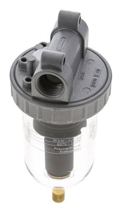 Filter 40micron G1/2'' 3100l/min Auto Polycarbonaat Standaard 2