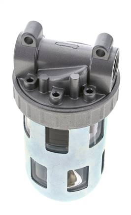 Filter 40micron G1/2'' 3100l/min Semi-Auto Beschermende Kooi Polycarbonaat Standaard 2