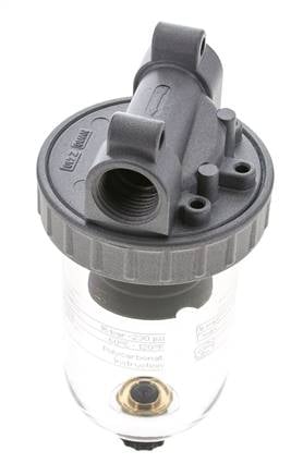 Filter 40micron G1/2'' 3100l/min Semi-Auto Polycarbonaat Standaard 2