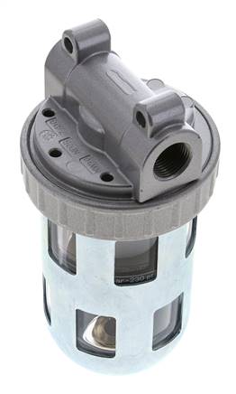 Filter 40microns G3/8'' 3100l/min Semi-Auto Beschermende Kooi Polycarbonaat Standaard 2