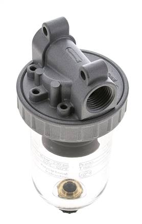 Filter 40micron G1/2'' 3100l/min Semi-Auto Polycarbonaat Standaard 2