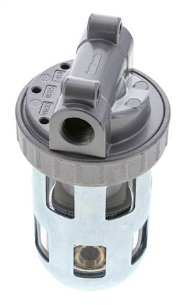 Filter 40microns G3/8'' 3100l/min Semi-Auto Beschermende Kooi Polycarbonaat Standaard 2