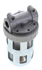Filter 40microns G3/8'' 3100l/min Semi-Auto Beschermende Kooi Polycarbonaat Standaard 2