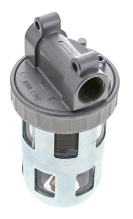 Filter 40micron G1/2'' 3100l/min Semi-Auto Beschermende Kooi Polycarbonaat Standaard 2