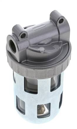Filter 40microns G3/8'' 3100l/min Semi-Auto Beschermende Kooi Polycarbonaat Standaard 2