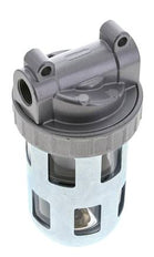 Filter 40microns G3/8'' 3100l/min Semi-Auto Beschermende Kooi Polycarbonaat Standaard 2