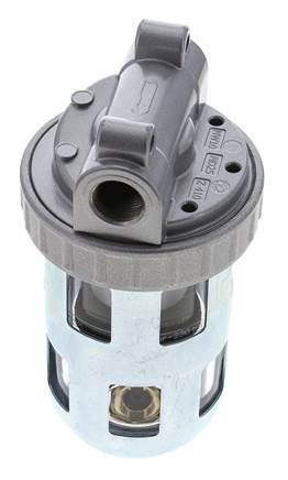Filter 40microns G3/8'' 3100l/min Semi-Auto Beschermende Kooi Polycarbonaat Standaard 2