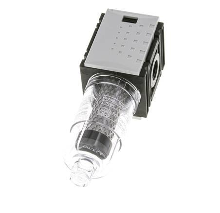 Actief koolstoffilter G1/4'' 470l/min zonder afvoer Polycarbonaat Futura 0