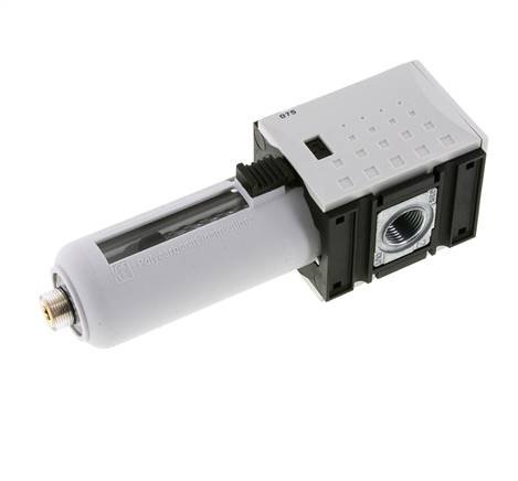 Actief koolstoffilter G3/8'' 470l/min zonder afvoer Polycarbonaat Futura 1