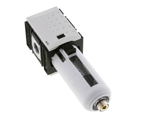 Actief koolstoffilter G3/8'' 470l/min zonder afvoer Polycarbonaat Futura 1