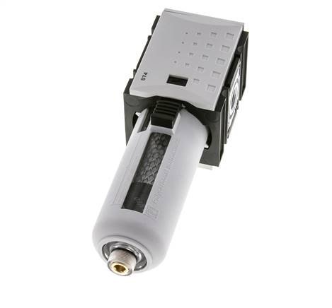 Actief koolstoffilter G1/4'' 470l/min zonder afvoer Polycarbonaat Futura 1