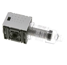 Actief koolstoffilter G1/4'' 470l/min zonder afvoer Polycarbonaat Futura 0