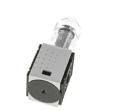 Actief koolstoffilter G1/4'' 470l/min zonder afvoer Polycarbonaat Futura 0