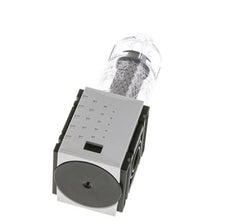 Actief koolstoffilter G1/4'' 470l/min zonder afvoer Polycarbonaat Futura 0