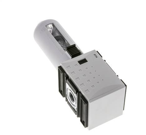 Actief koolstoffilter G1/4'' 470l/min zonder afvoer Polycarbonaat Futura 1