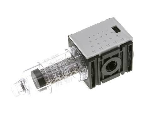 Actief koolstoffilter G1/4'' 470l/min zonder afvoer Polycarbonaat Futura 0