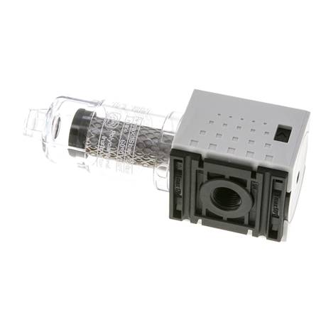 Actief koolstoffilter G1/4'' 470l/min zonder afvoer Polycarbonaat Futura 0