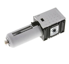 Actief koolstoffilter G1/4'' 470l/min zonder afvoer Polycarbonaat Futura 1