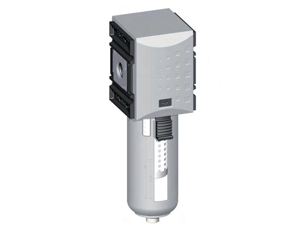 Actief koolstoffilter G3/8'' 470l/min zonder afvoer Polycarbonaat Futura 1