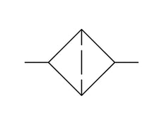 Actief koolstoffilter G1/4'' 470l/min zonder afvoer Polycarbonaat Futura 0
