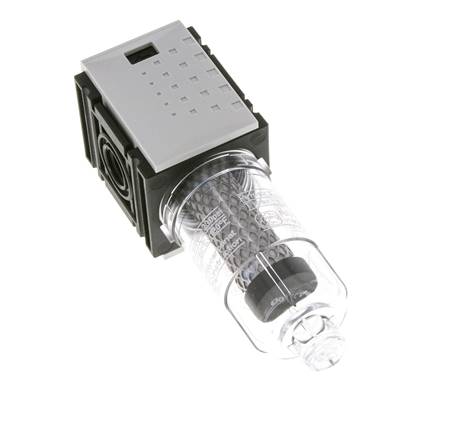 Actief koolstoffilter G1/4'' 470l/min zonder afvoer Polycarbonaat Futura 0