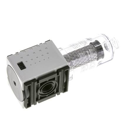 Actief koolstoffilter G1/4'' 470l/min zonder afvoer Polycarbonaat Futura 0