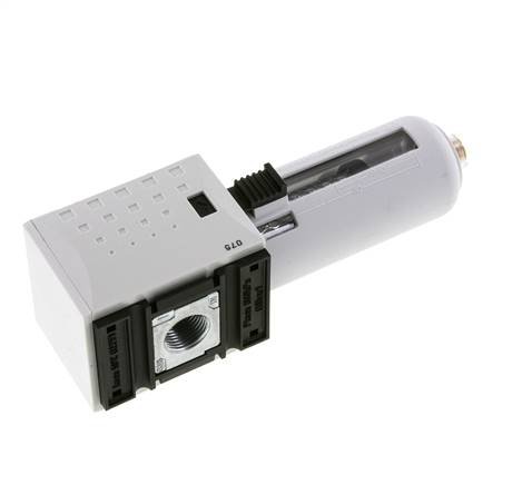 Actief koolstoffilter G3/8'' 470l/min zonder afvoer Polycarbonaat Futura 1