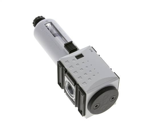 Voorfilter 0.3micron G3/8'' 300l/min Semi-Auto Polycarbonaat Futura 1