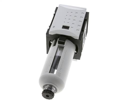 Voorfilter 0.3micron G1/2'' 500l/min Semi-Auto Polycarbonaat Futura 2