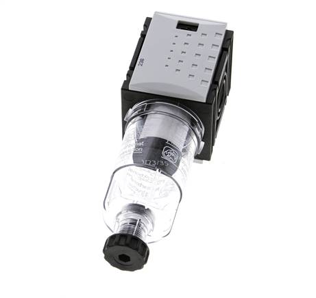 Voorfilter 0,3 micron G1/4'' 140l/min Semi-Auto Polycarbonaat Futura 0