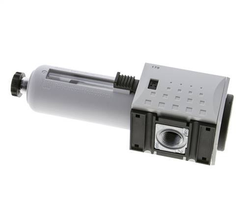 Voorfilter 0.3micron G3/8'' 300l/min Semi-Auto Polycarbonaat Futura 1