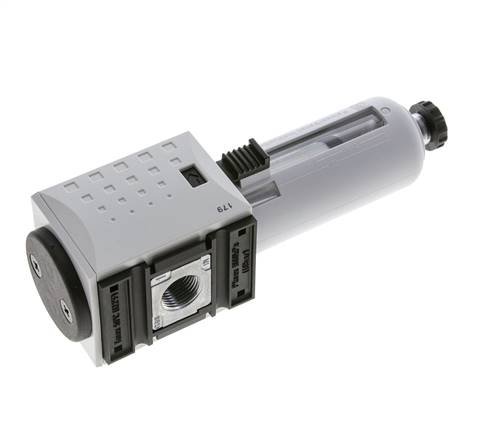 Voorfilter 0.3micron G3/8'' 300l/min Semi-Auto Polycarbonaat Futura 1