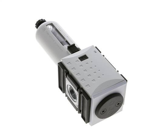 Voorfilter 0.3micron G1/2'' 500l/min Semi-Auto Polycarbonaat Futura 2