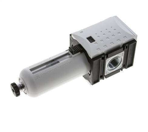 Voorfilter 0.3micron G1/2'' 500l/min Semi-Auto Polycarbonaat Futura 2