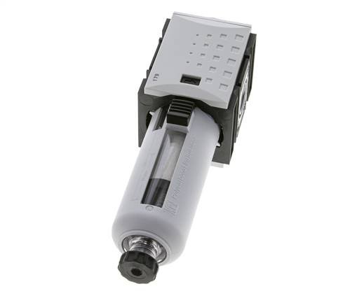 Voorfilter 0.3micron G3/8'' 300l/min Semi-Auto Polycarbonaat Futura 1