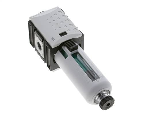 Microfilter 0.01micron G1/4'' 350l/min Semi-Auto Polycarbonaat Futura 1