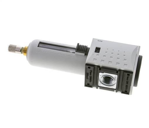 Microfilter 0.01micron G3/8'' 350l/min Auto (Gesloten zonder druk) Polycarbonaat Futura 1