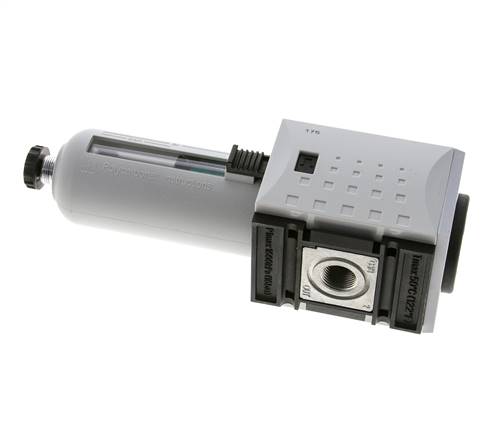 Microfilter 0.01micron G3/8'' 450l/min Semi-Auto Polycarbonaat Futura 2