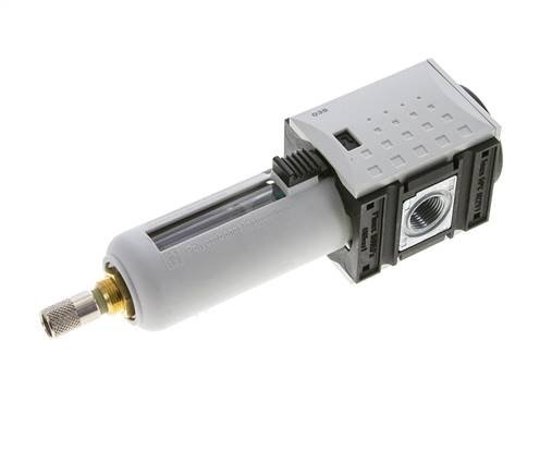 Microfilter 0.01micron G3/8'' 350l/min Auto (Gesloten zonder druk) Polycarbonaat Futura 1