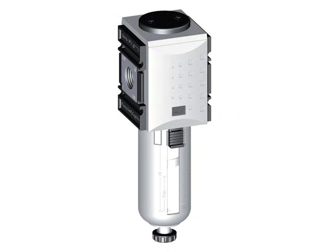 Microfilter 0.01micron G3/8'' 450l/min Semi-Auto Polycarbonaat Futura 2