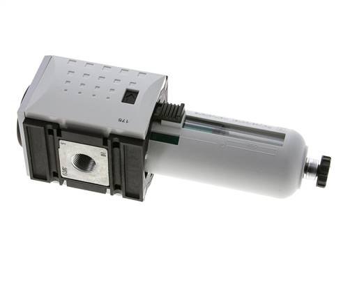 Microfilter 0.01micron G3/8'' 450l/min Semi-Auto Polycarbonaat Futura 2