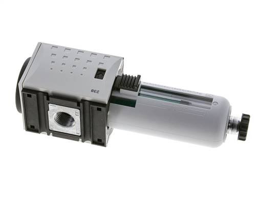 Microfilter 0.01micron G3/8'' 350l/min Semi-Auto Polycarbonaat Futura 1