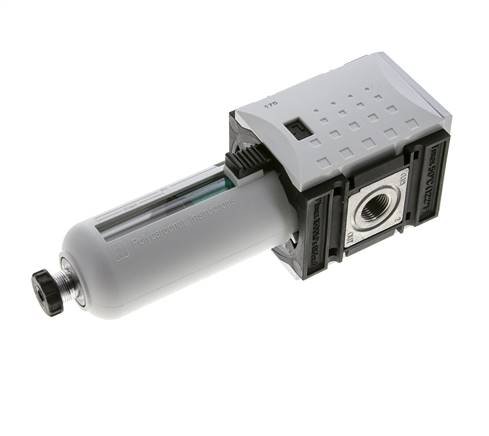 Microfilter 0.01micron G3/8'' 450l/min Semi-Auto Polycarbonaat Futura 2