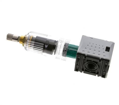 Microfilter 0.01micron G1/4'' 190l/min Auto (Gesloten zonder druk) Polycarbonaat Futura 0