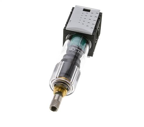 Microfilter 0.01micron G1/4'' 190l/min Auto (Gesloten zonder druk) Polycarbonaat Futura 0